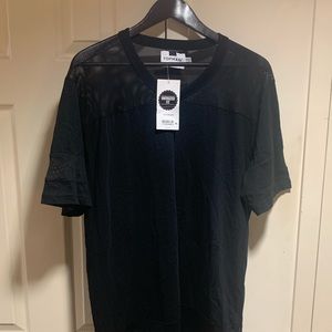 Top man black shirt